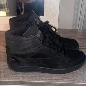Puma Black High-Top Sneakers Urban Style